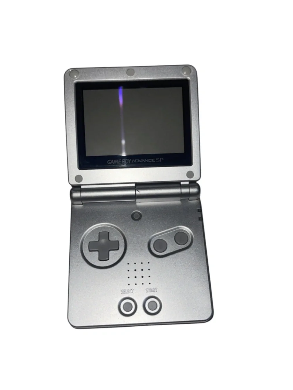 Nintendo Game Boy Advance SP AGS-001 Silver Color Screen Tested Working Video
